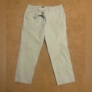 Ann Taylor Factory light blue capris size 12 curvy.
